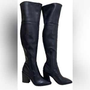 Gianni Bini Over the Knee Boots, 7.5 Black NWOB